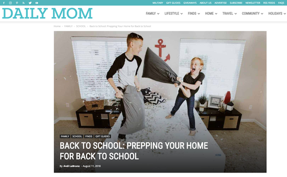 [DailyMom.com] Back-to-School feature in DailyMom.com